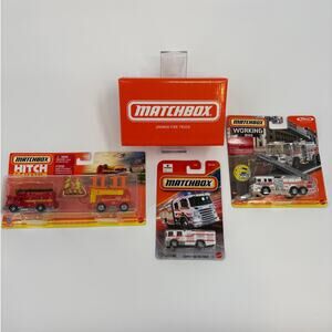 Matchbox Fire Truck Bundle